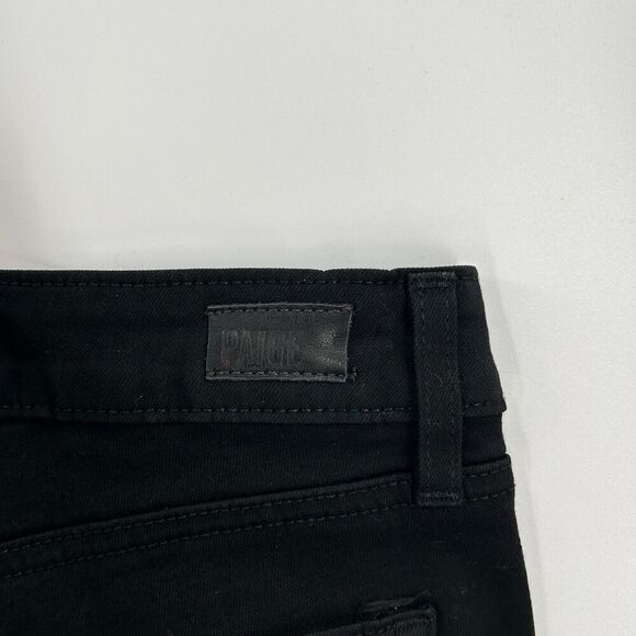 PAIGE Women's Black Verdugo Ultra Skinny Denim Jeans Size 26 - Picture 7 of 9